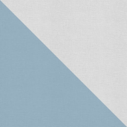 Profhome Carta da parati struttura 590817-GU carta da parati intissata (TNT) verniciabile bianco 1,06 m x 25,00 m / 26,50 m2