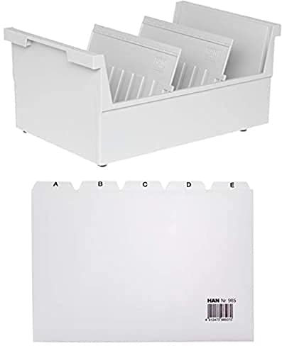 HAN Einhängetrog DIN A5 quer + HAN Register A - Z, DIN A5 quer