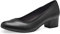 Jana Damen Pumps mit Blockabsatz Vegan, Schwarz (Black), 42 EU
