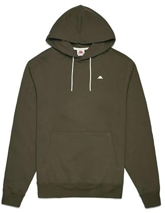 Robe di Kappa Felpa con Cappuccio 66113BW Robe Giovani Gramys Verde Militare (M)