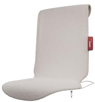 STOOV Big Hug³ - Sitzheizung - Drahtlos - Infrarot-Wärmetechnik - Plus Batterie mit bis zu 2 Stunden drahtlose Wärme - 45x115 cm - Woolly Grey