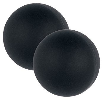 Sunflex® Neopren Beachball Set Ersatzbälle mit Zwei Bällen in schwarz | Zubehör für Beachball Set | robust und leicht | wasserfest