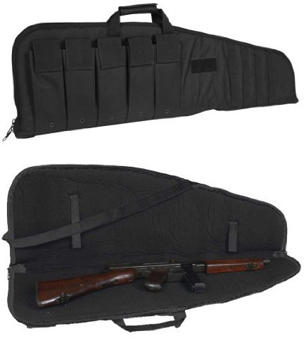 Mil-Tec Rifle Case mit Gurt schwarz 100cm