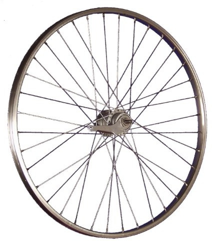 26 Pouces Roue arrière vélo rétropédalage 3 Vitesses Argent
