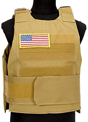 YuTing Airsoft taktische Schutzweste kann angepasst werden, militärische Trainingsweste Sicherheitsausrüstung CS Trainingsschutz, verstellbare Sportweste