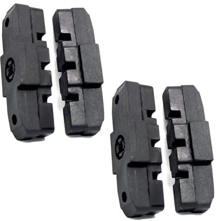 Alles-Rad Bremsbeläge Fahrrad - 1 Paar 2 Stück Bremsklötze Fahrrad für Magura HS11/HS22/HS33, 50mm Schwarz | Fahrrad Bremsbeläge für Magura Hydraulikbremszange - Set für Vorne und Hinten