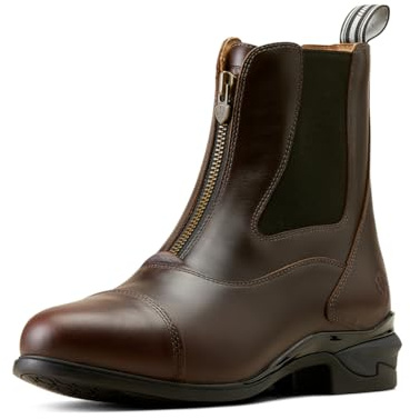 Ariat Men's Devon Zip Paddock Boot, Waxed Chocolate, 11