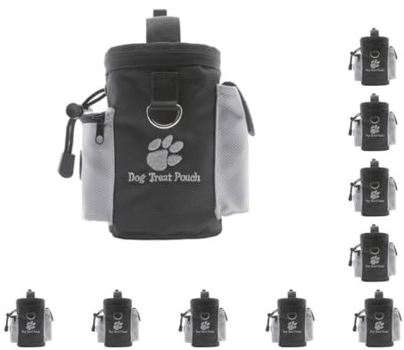 Adoorniequea Leckerlibeutel für Hunde, 10 Stück