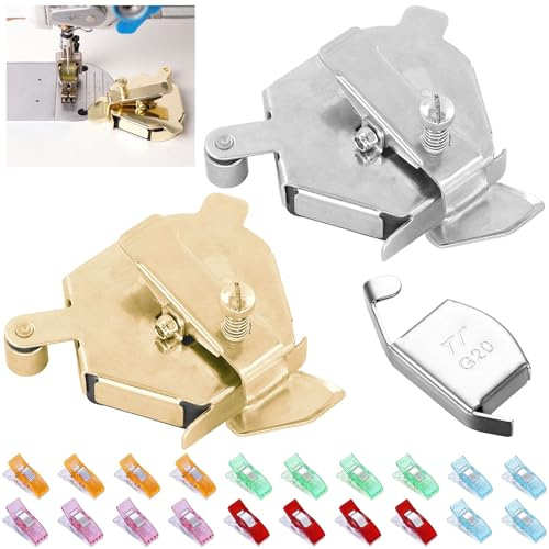 2 Guida per Cucitura Magnetica con 1 Guida per Macchina da Cucire e 20 Clip per Cucire Multifunzionali Guide Magnetiche per Macchina da Cucire Accessori per Macchine da Cucire Cuciture Precise