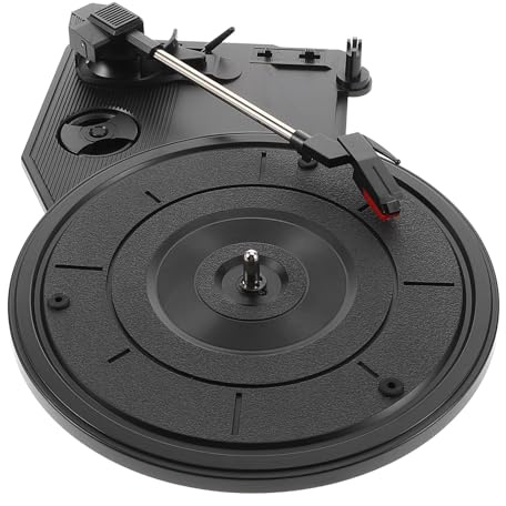 HEMOTON Gramófono Grande con Movimiento de Tocadiscos de Altavoces Integrados Diseño Retro para Amantes de Vinilos Vintage y Decoración del Hogar