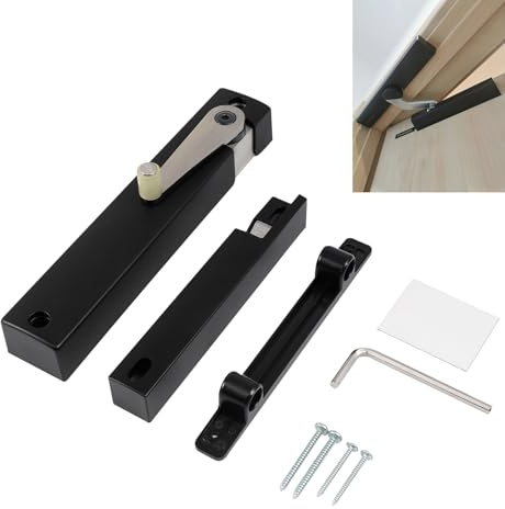 Soft Close Damper for Doors,Soft Closing Adapter/Hardware/Hinge,Anti-Slam,No Bounce Back,Smooth Close, 60kg Load - Left Opening