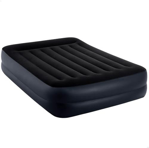 Intex - 64124NP - Pillow Rest Raised Inflatable Bed - Electric 2 Pers