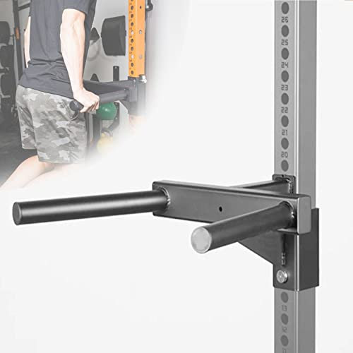 Dip Bar Handtag Tilläggstillbehör, Power Rack Tillbehör, Heavy Duty Fitness Dip Bar Tillbehör för Power Rack och burar (Size : 18mm aperture)