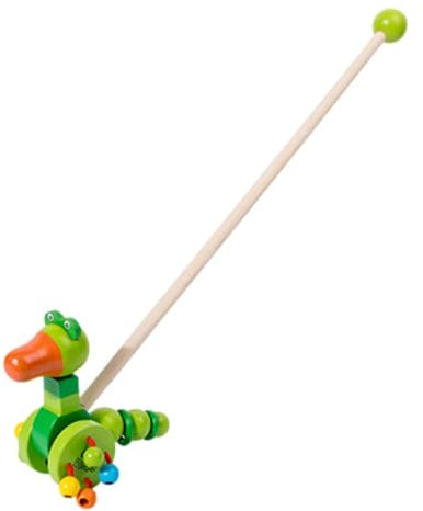 Sharplace Schiebespielzeug aus Holz, Schiebespielzeug für Kleinkinder, Laufspielzeug für Kinder aus Holz, Laufspielzeug für Kleinkinder zum Krabbeln im, Raupe