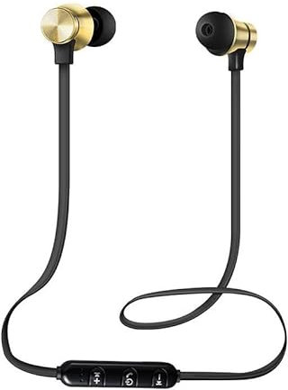 Écouteurs Bluetooth, écouteurs tour de cou, écouteurs intra-auriculaires sans fil Bluetooth, écouteurs Bluetooth avec microphone, écouteurs sans fil extra basses, pour salle de sport, sports de plein