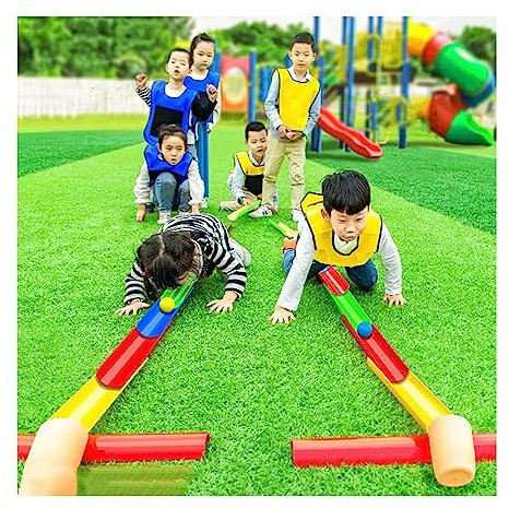 Teamwork-Spiele Pipeline-Challenge-Spiel, Field Day-Teamwork-Spiele, Teamwork-Spiele für die Arbeit, Teambuilding-Spiele für Unternehmen