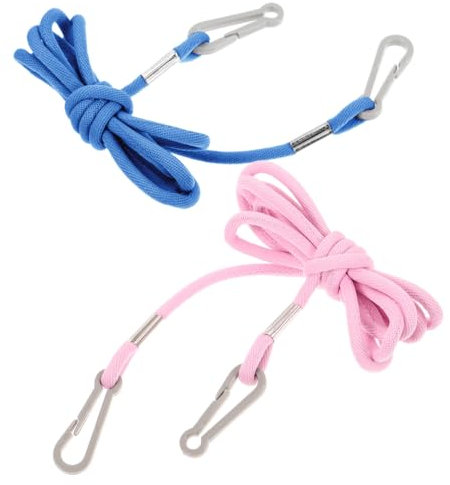 GOOHOCHY 2stücke Elastische Handschuh-Clips Junge Mädchen Winter Fäustlinghalter Mit Elastischem Band Anti-Verlust Schnur Für Jungen Mädchen Skihandschuhe Blau