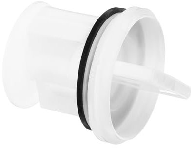 KONTONTY Tappo di Scarico per Lavatrice in Plastica Abs Filtro Rete, Ricambio Pompa di Scarico per Lavatrici a Tamburo, Accessorio per Prevenzione Intasamenti, Compatibile Lavatrici