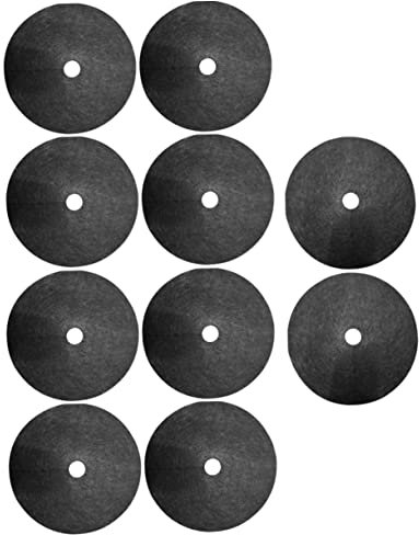 ifundom 10pezzi Telo di Controllo Non per Serra Telo per Diserbo Diametro Esterno Diametro del Realizzato Materiali di Vegetale Durevole