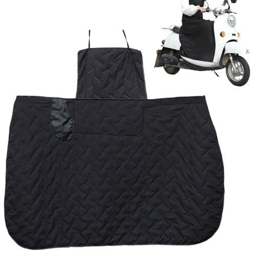 Générique Protège-Jambes pour Scooter,Couverture Épaisse pour Jambes Imperméable et Coupe-Vent - Protecteur Tablier Couverture Vélo Électrique - pour Pluie Froid Hiver Conduite Jour Neigeux Vélo