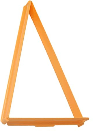 Taglierina per croissant – ABS, 5,71 x 8,86 x 0,87 pollici, triangolare, multiuso | Utensile riutilizzabile per pasta e fondente, per cucine domestiche, panetterie, biscotti, cucina