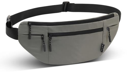 Money Belts for Travel Hidden Women Passport Bag, Grey | RFID Blocking