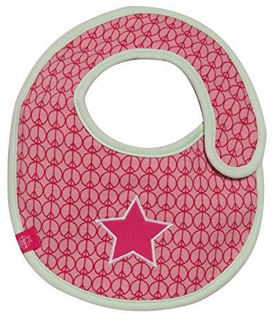LÄSSIG Baby Lätzchen wasserabweisend Klettverschluss Baumwolle/Baby Bib Small, Starlight