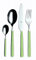 Mepra SPA 10S622024 Besteckgarnitur, Design Millenium, Salbei, 24-teilig