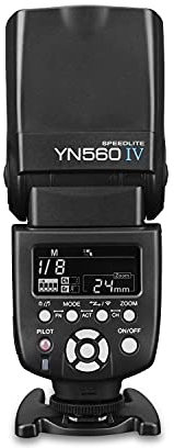 YONGNUO YN560 IV 2.4GHz Flash Speedlite Wireless Transceiver Integrated for Canon Nikon Panasonic Pentax Camera+WINGONEER® Diffuser