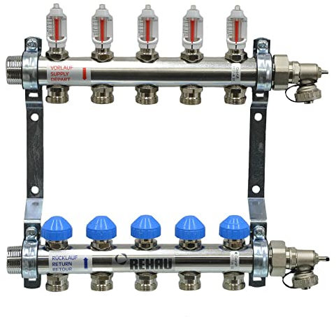 Rehau Heizkreisverteiler für 5 Heizkreise, HKV-D