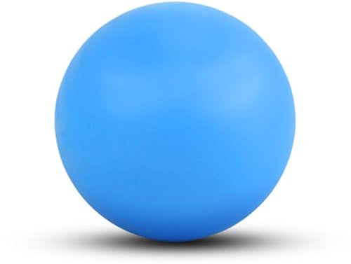 WOVTE Massage Lacrosse Ball for Myofascial Release, Foot, Back, Trigger Point Treatment Ball, Muscle Knot, Yoga (Blue)