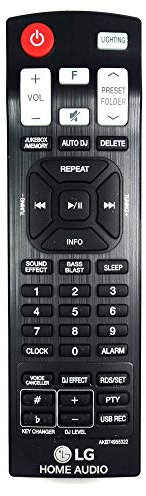 Genuine Boombox Remote Control Replacement for LG AKB74955322