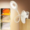 URAQT Leselampe Bett, 22 LED Klemmlampe Bett mit Touch Dimmbar 5 W 360° Flexibel Klemmlampe Bett 3 Farben Bernsteinfarbener Stufenloser Dimmung USB Wiederaufladbare Augenschonende Leselampe Klemme