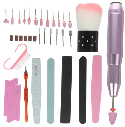 Beatifufu 1set Lucidatore Elettrico Per Unghie Macchina Per Manicure e Pedicure Polisher Portatile Usb Per Unghie e Bellezza Strumento Pratico Per Nail Art Spesse