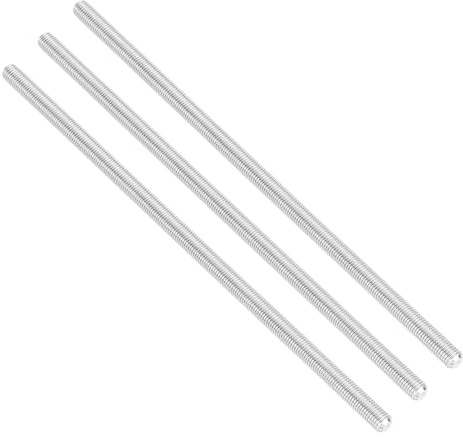 PATIKIL 5/16-24 UNF 304 Asta Inox Filettata Completamente, 3Pezzi 7.9 Lunghezza Lunga Vite Filettatura Destra Tutti Perni Filettati Per Ancoraggio Bulloni, Supporti E U-Bolt