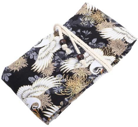 Alipis Borsa Porta Flauto in Cotone Motivo Cinese, Leggera e Resistente, Protezione Strumento Musicale Portatile per Viaggi e Conservazione