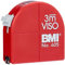 BMI 405341010 Taschenbandmaß Viso mit Innenmessung und Zirkelfunktion, Länge 3 m, weisslackiertes Band