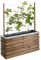 Jardipolys Pflanzkasten mit Rankgitter LIGN Z CL3B | 100 X 30 cm