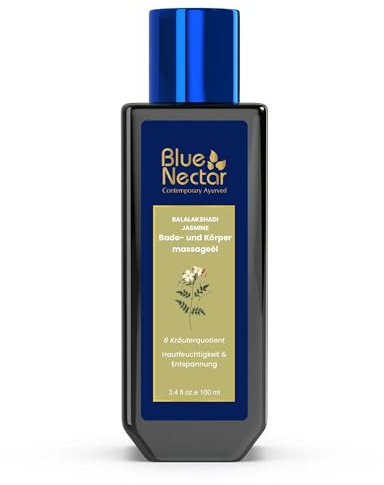 Blue Nectar Jasmine Body Massage Oil | Sensual Massage Oil for Couples