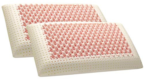 Evergreenweb - Coppia Cuscini Memory Foam, Modello Saponetta Air Massage Alti 12 cm, Doppia Fodera Silver e Cotone Naturale, Guanciali Letto Ideali per Cervicale, Traspiranti Termosensibili Antiacaro