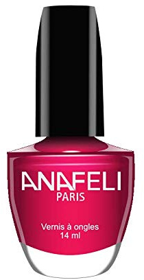 Anafeli Nagellack Nr. 32, Perlmutt, Sternenhimbeer