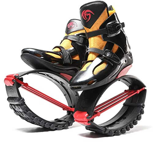 Stivali Rimbalzanti Scarpe da Salto Kangaroo - Scarpe Adulte Unisex Bounce - Uomo Donna Fitness Fitness Sport Anti-Gravity Boots (Color : Black+Yellow, Size : 39-41)