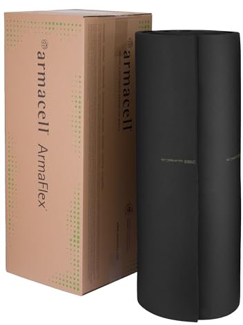 Armacell Armaflex 6mm-32mm nicht selbstklebend Dämmmatten Dämmung Isolierung Kautschuk (Nicht selbstklebend, 6mm - 50cm x 1m)