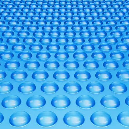 VEVOR Solar Pool Cover, 36 x 18 ft Rectangle Solar Blanket for Pools, Inground Above Ground Swimming Pool Solar Cover, 16 mil Solar Covers Blue