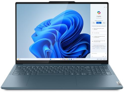 Lenovo Yoga Pro 9 16IMH9 16 Laptop (Intel Core Ultra 9 185H CPU | 64GB DDR5 RAM | 1TB NVMe SSD | GeForce RTX 4070 | Windows 11 Home) - Tidal Teal