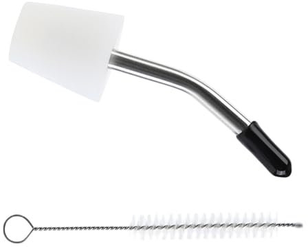 Bec Verseur pour Cafetière | Becs Verseurs Résistants À La Chaleur Avec Brosse De Nettoyage | Accessoires Réutilisables Pour Thé Chocolat Chaud Liqueurs Et Boissons