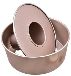 JECOMPRIS Teglia da Forno Antiaderente con Fondo Removibile in Acciaio al Carbonio per Dolci e Budini Resistente alla Corrosione e Facile da Pulire per Torte e Cheesecake Uniformemente