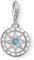 Thomas Sabo Damen Charm-Anhänger Kompass Reise Charm Club 925 Sterling Silber 1228-405-17