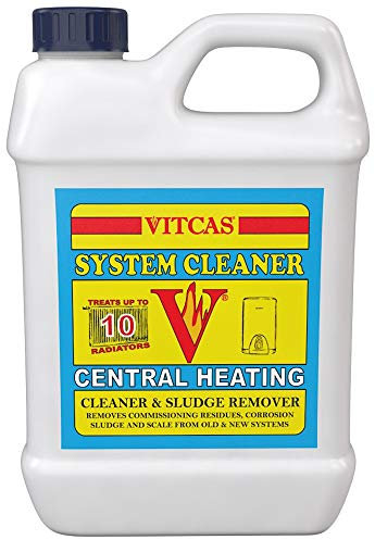VITCAS 1Ltr Central Heating Internal Leak Sealer Ideal for Drain Plastic Tanks, Micro bore Cracks-All Metals- Instant Repair -Long Lasting Protection-All Metals