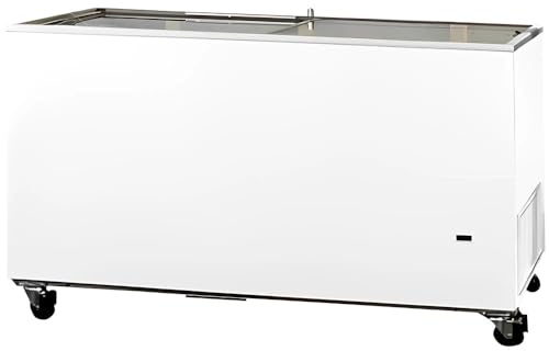 MBH - Congelatore a pozzetto professionale 2 m con porte a vetro scorrevoli per la ristorazione. Congelatore a pozzetto negativo per bar e ristorante. - MADE IN EUROPE (2055 x 629 x 892 mm / 670 L)
